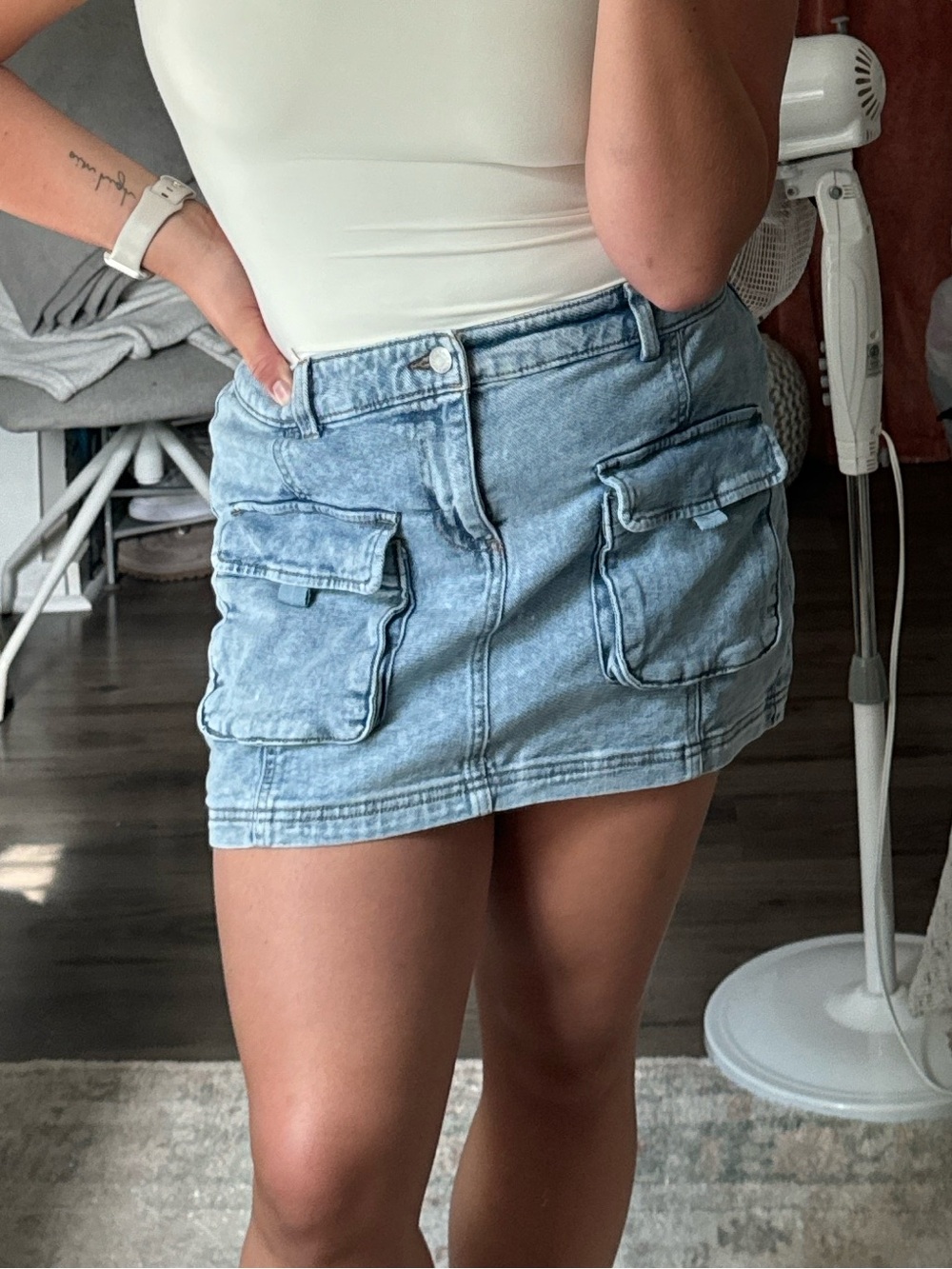 mini skirt!